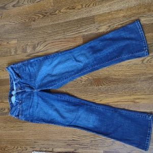 Lee Modern Series Curvy Fit Bootcut Blue Denim Jeans Sz 12 M